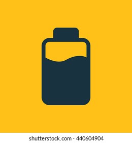 Vector illustration of milk bottle icon
