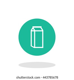 Vector illustration of milk icon