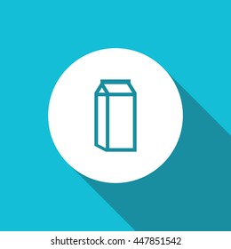 Vector illustration of milk icon