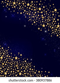 Vector Illustration Milky Way Background Stock Vector (Royalty Free ...