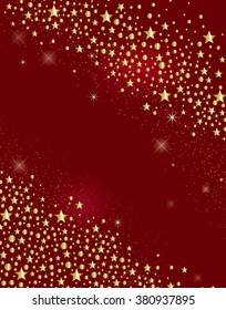 Vector illustration of milky way background