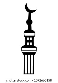 Vector illustration of a Minaret