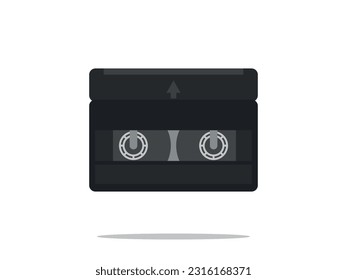 Vector illustration of mini DV cassette.