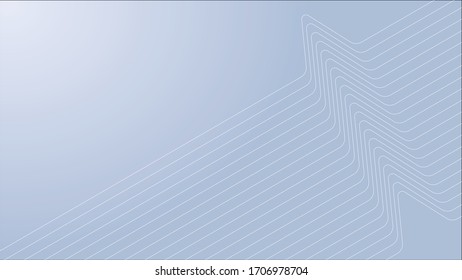 Vektorillustration-Illustration von minimalem abstraktem Hintergrund mit gewellten Linien, die den Bewegungseindruck vermitteln