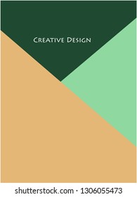 Vector illustration, minimal dynamic cover design, Eps10 vector 