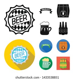 Vector illustration of minimal and pint symbol. Set of minimal and craft vector icon for stock.