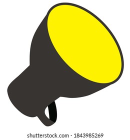 Vektorgrafik einer minimalistischen Studiolampe
