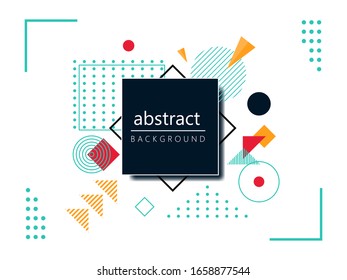 Vector illustration in a minimalist style. abstract design patterns and geometric backgrounds. Use for brochures, templates, covers, brochures. in a modern style
