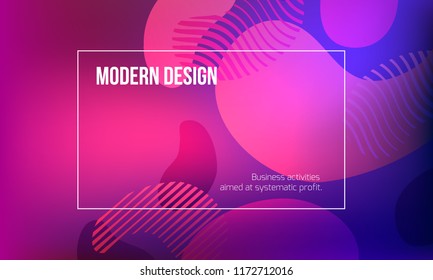 vector illustration. vector minimalistic colorful background with plastic geometry. modern design frame for brochures, posters, Landing pages, business cards