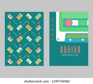vector illustration. A minimalistic hipster colored frame design