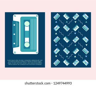 vector illustration. A minimalistic hipster colored frame design