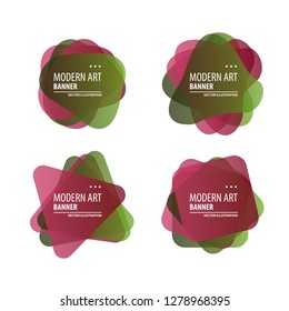 vector illustration. A minimalistic hipster colored frame design. Vector line gradient halftone. frame for text Modern Art graphics. design business cards, invitations, gift cards, flyers ,brochures