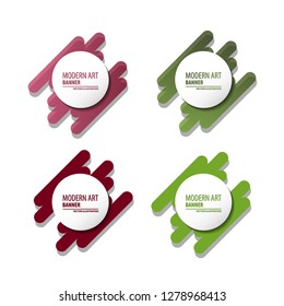 vector illustration. A minimalistic hipster colored frame design. Vector line gradient halftone. frame for text Modern Art graphics. design business cards, invitations, gift cards, flyers ,brochures