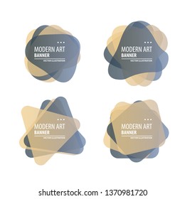 vector illustration. A minimalistic hipster colored frame design. Vector line gradient halftone. frame for text Modern Art graphics. design business cards, invitations, gift cards, flyers ,brochures