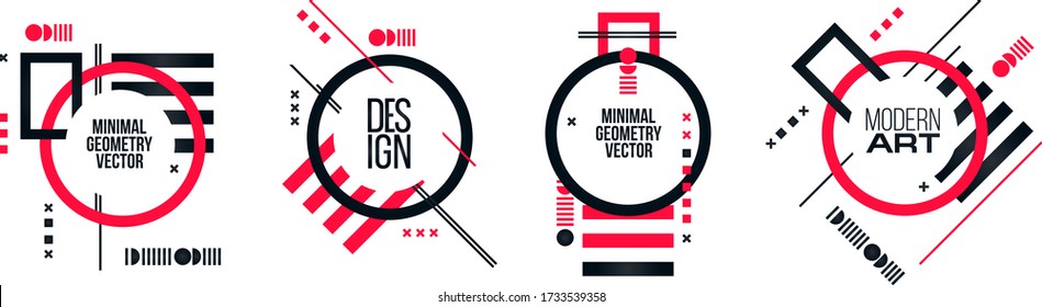 vector illustration. A minimalistic hipster colored frame design. Vector line gradient halftone. frame for text Modern Art graphics. design business cards, invitations, gift cards, flyers ,brochures