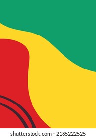 Vector illustration Minimalistic trend abstract design with various natural shapes.
