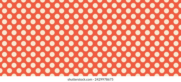 Vector illustration. Minimalistic trendy seamless background. Trendy polka dot pattern. Perfect for screensaver, poster, card, invitation or home decor.
