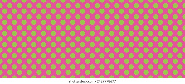 Vector illustration. Minimalistic trendy seamless background. Trendy polka dot pattern. Perfect for screensaver, poster, card, invitation or home decor.
