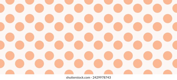 Vector illustration. Minimalistic trendy seamless background. Trendy polka dot pattern. Perfect for screensaver, poster, card, invitation or home decor.