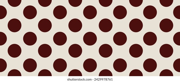 Ilustración vectorial. Fondo de moda minimalista sin fisuras. Patrón de lunares de moda. Perfecto para protector de pantalla, póster, tarjeta, invitación o decoración del hogar.