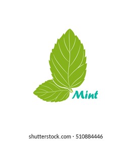 Vector illustration of mint symbol