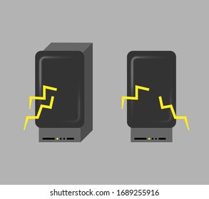 Ilustración vectorial de la columna mística