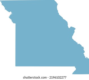 Vector Illustration of Missouri map