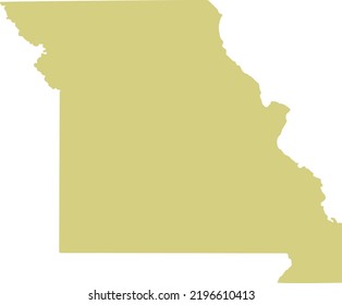 Vector Illustration of Missouri map