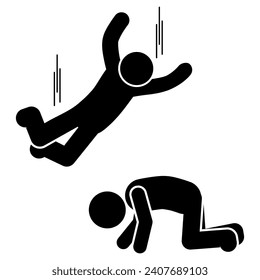 vector illustration of mixed martial arts, fighting, brawling, throwing, punching
