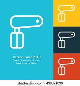 Vector illustration of mixer icon