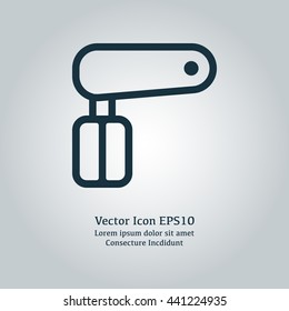 Vector illustration of mixer icon