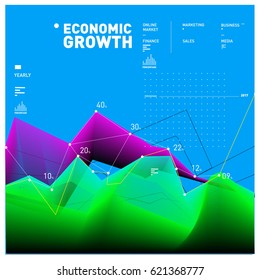 Vector illustration Mobile apps Digital Marketing. Smart phone and Apps Poster. 3d and Dynamic design illustration. Design Templates for Internet Business.