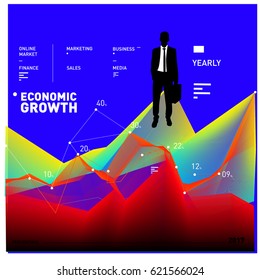 Vector illustration Mobile apps Digital Marketing. Smart phone and Apps Poster. 3d and Dynamic design illustration. Design Templates for Internet Business.