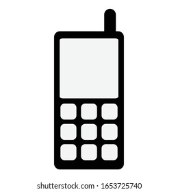 vector illustration of mobile phone