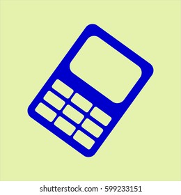 Vector illustration of Mobile Phone symbol
