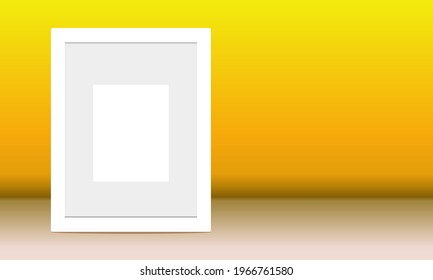 vector illustration mockup frame for fptp, pictures, designs, design products