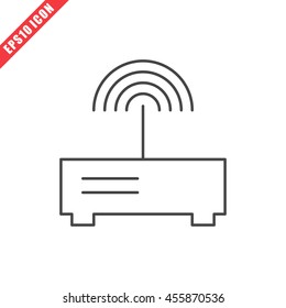 Vector illustration of modem icon