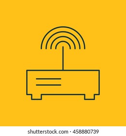Vector illustration of modem icon
