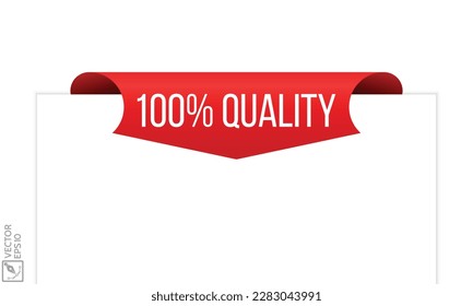 Ilustración vectorial Banner moderno 100% de calidad, elemento web aislado.
