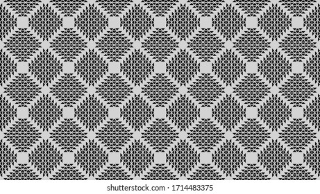 Vector illustration of modern abstract art deco seamless pattern background