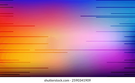 vector illustration of a modern abstract background with geometric lines and a gradient