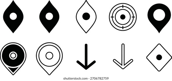 Ilustración vectorial del elemento de diseño geométrico Abstractas moderno sobre fondo limpio para proyectos creativos