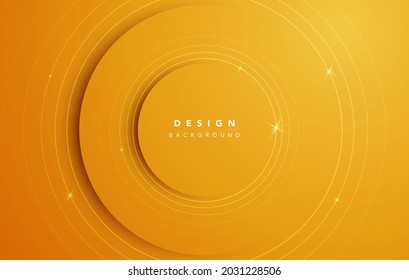 Vector Illustration Modern Abstract Orange Background