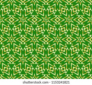 Vector illustration. Modern art-deco geometric pattern. Seamless design for scrapbooking, background, interior