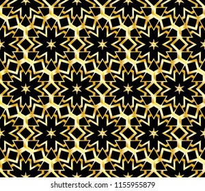 Vector illustration. Modern art-deco geometric pattern. Seamless design for scrapbooking, background, interior