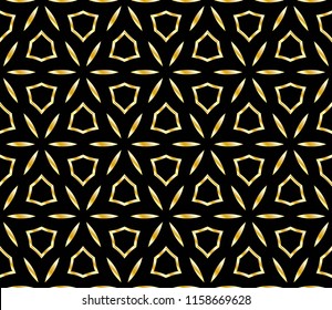 Vector illustration. Modern art-deco geometric pattern. Seamless design for scrapbooking, background, interior