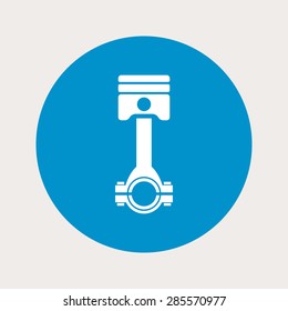 Vector illustration of modern auto repair icon