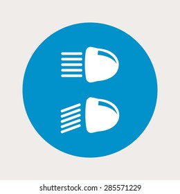 Vector illustration of modern auto repair icon