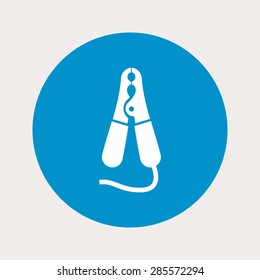 Vector illustration of modern auto repair icon