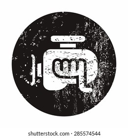Vector illustration of modern auto repair icon